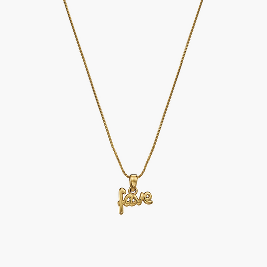 'You're my fave' Necklace