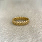 Golden Twist Ring